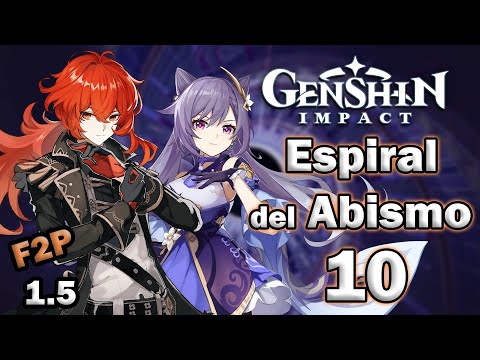 💯¡COMO PASAR FÁCIL el NIVEL 10 del ABISMO COMPLETO! (VERSION 1.5) | Genshin Impact |
