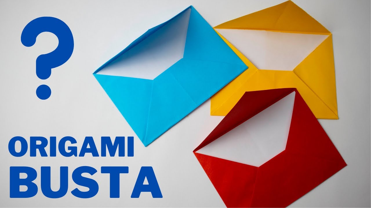 Come fare una busta di carta | Origami BUSTA (due modelli facili)