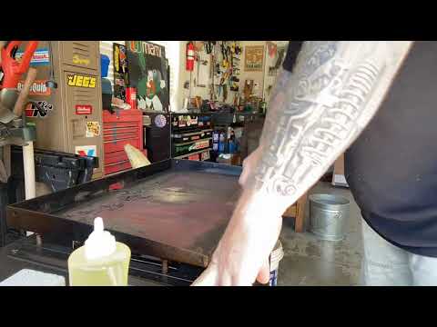 Blackstone griddle rust removal