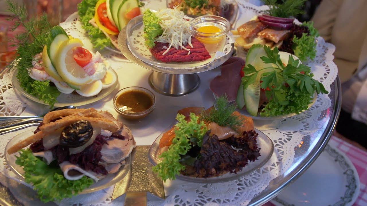 Classic Danish Smørrebrød in Copenhagen