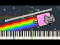 Nyanyanyanyanyanyanya Piano Tutorial By Javin Tham Nyan Cat Theme