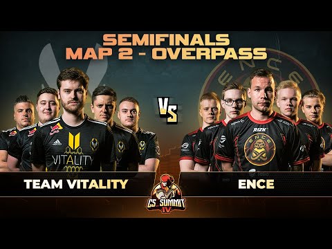 Vitality vs ENCE, Map 2 Overpass - cs_summit 4: Semifinals