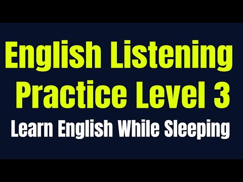 Improve Vocabulary ★ Learn English While Sleeping ★ Listening English Practice Level 3 ✔