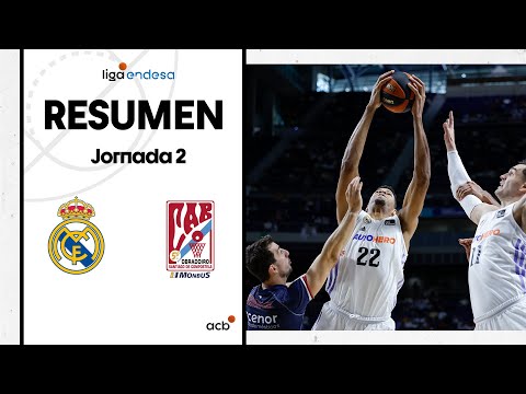 Resumen Real Madrid 93 - Monbus Obradoiro 78 (J2)