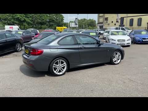 BMW 2 Series 2.0 218d M Sport Euro 6 (s/s) 2dr coupe grey