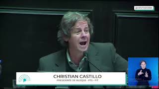 Castillo: "No podemos naturalizar el agravio, la misoginia, el racismo, la xenofobia"