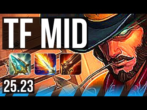 TWISTED FATE vs AHRI (MID) | Godlike | KR Master | 25.23