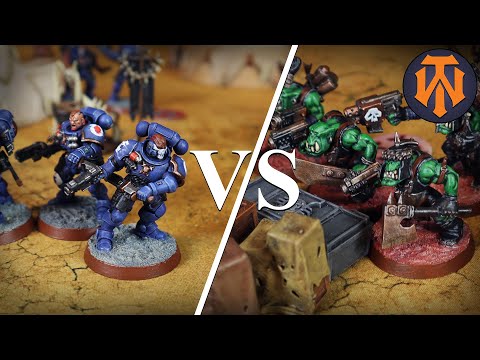 #8 Orks VS Ultramarines - Kill Team Battle Report 100 Points KT, Warhammer 40k