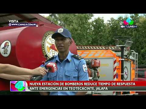 🚒 Nueva estación de bomberos en Teotecacinte: Avance en seguridad  Nicaragua