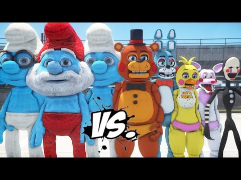 THE SMURFS VS FIVE NIGHTS AT FREDDY'S