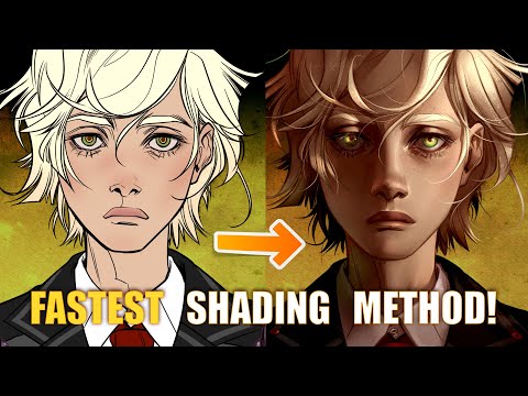 [ CLIP STUDIO ] Easy COLORING and SHADING walkthrough // the fastest method