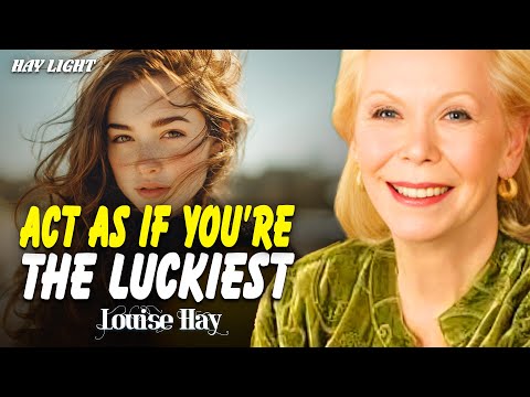 Louise Hay: How to ACT AS IF YOU’RE THE LUCKIEST PERSON Using The Law of Assumption!