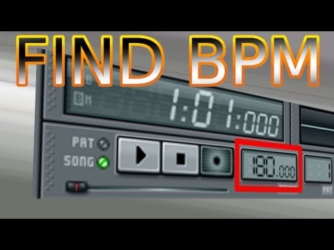Video 14 _ FL STUDIO / FRUITY LOOPS VON A - Z (BPM, Tempo herausfinden, finden) [TUTORIAL DEUTSCH]