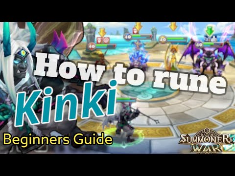 Summoners War | How to rune Kinki effectively, Best Beginners new rune guides.