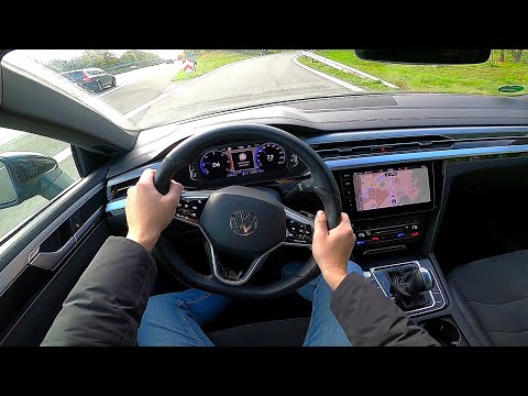 2022 VW Arteon R Line 2.0 tdi - pov test drive
