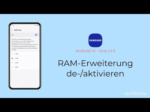 RAM-Erweiterung aktivieren oder deaktivieren - Samsung [Android 14 - One UI 6]