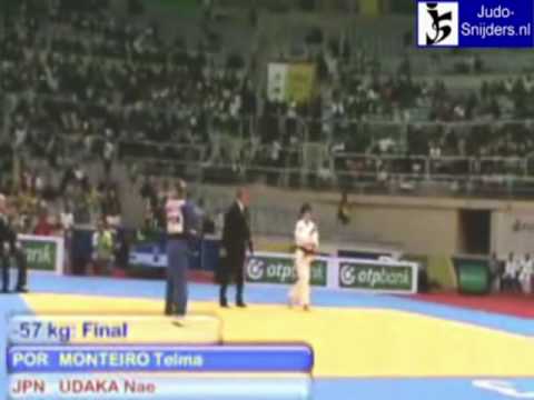Judo 2009 Rio de Janeiro: Monteiro (POR)  - Udaka (JPN) [-57kg].