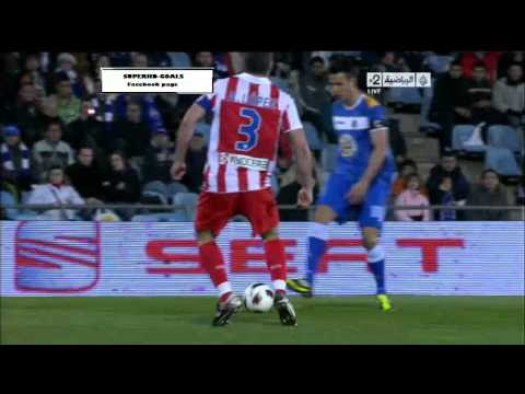 Getafe vs Atletico Madrid 2011 Goal n"1 [Get]