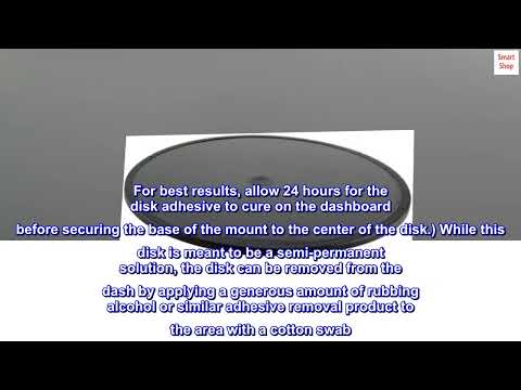 Arkon 80mm Adhesive Mounting Disk for Car Dashboards GPS Smartphone Dashboard Disc