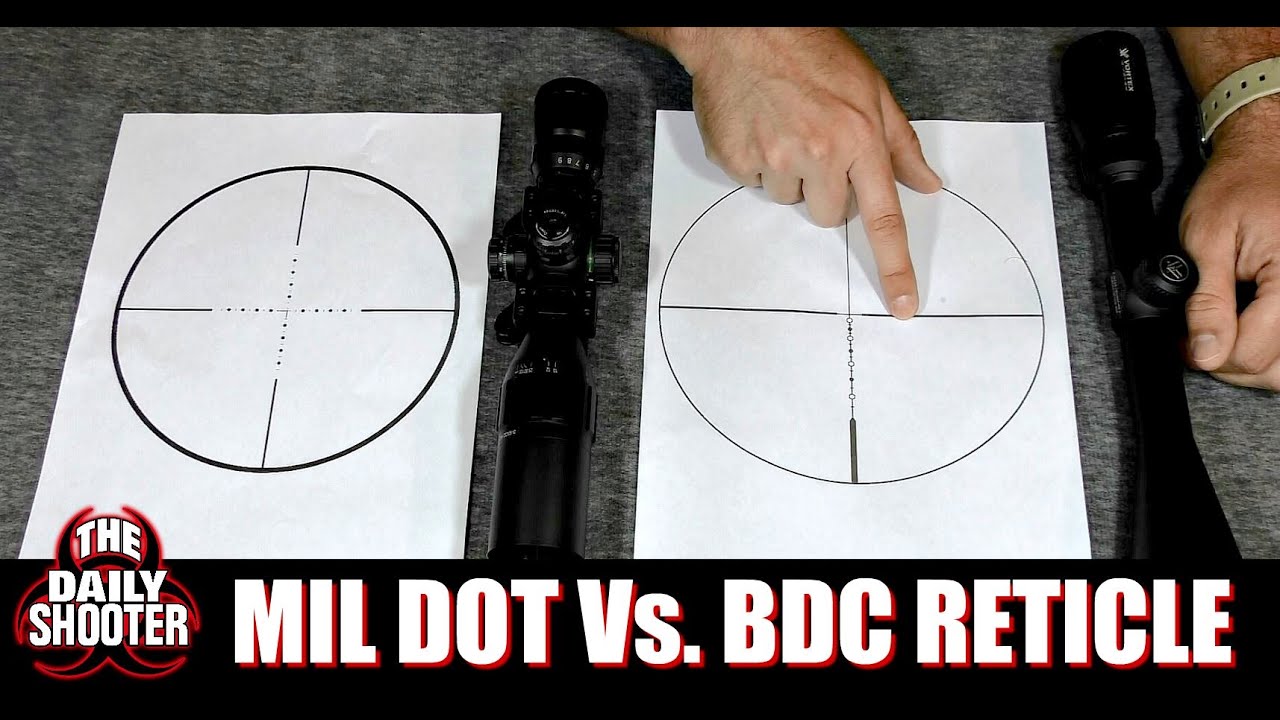 Mil Dot Vs BDC Reticle Which One Is For You