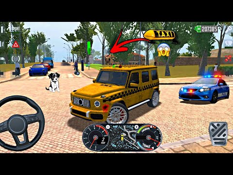 4X4 CARS CLASSIC UBER DRIVER🚖👮‍♂️CityCar Driving Games Android iOS -Taxi Sim2020 Gameplay