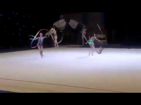 Valentirova Anastasiia, Galasyuk Anna Ribbon Dnipro Ukrainian Championships Uzhhorod 2016