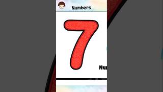 Drawing and Coloring Numbers, Six, Seven | Clay Painting #kids #toddlers #kidsdrawing