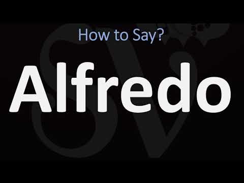 How to Pronounce Alfredo (CORRECTLY)