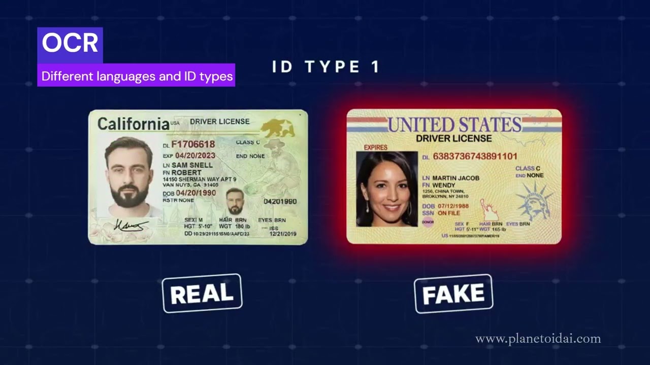 DOCUMENT AUTHENTICATION | ID verification | Detecting fake IDs through document rectification