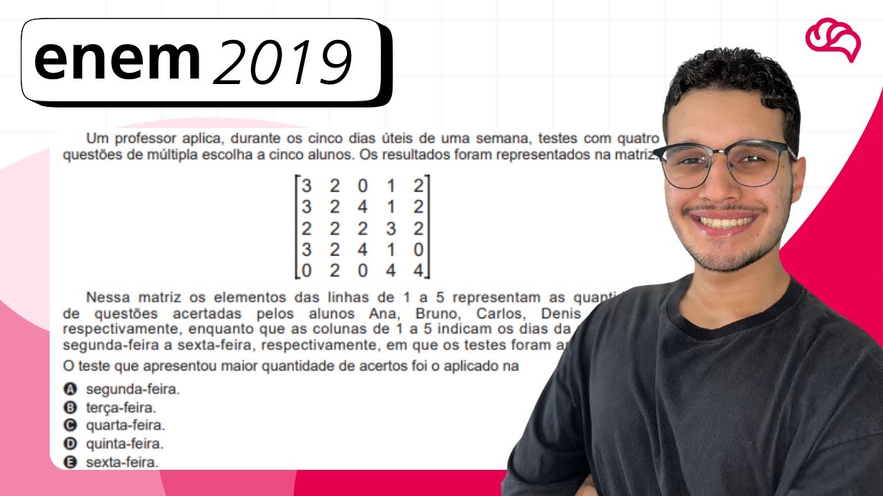 Resolução em Vídeo — Questão 144 ENEM 2019