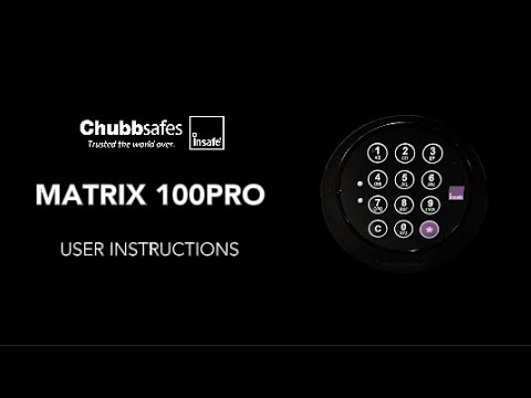 Matrix 100Pro User Instructions