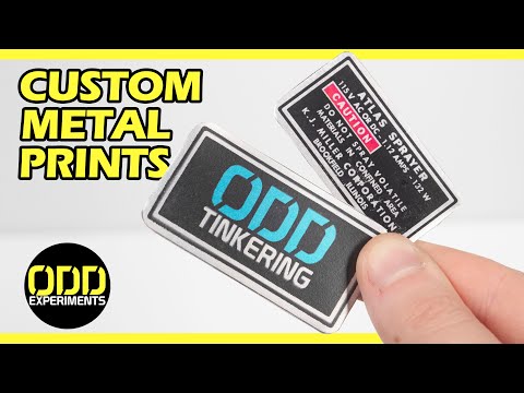 YouTube video about: How to print on aluminium sheets?