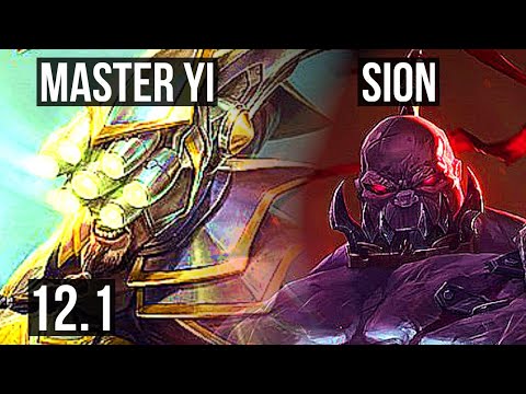 MASTER YI vs SION (TOP) | 9 solo kills, 800+ games, 1.4M mastery | BR Diamond | 12.1