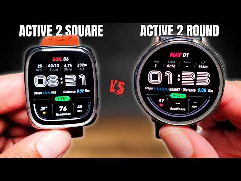 Amazfit Active 2 Round vs Active 2 Square! Which one should you get!?