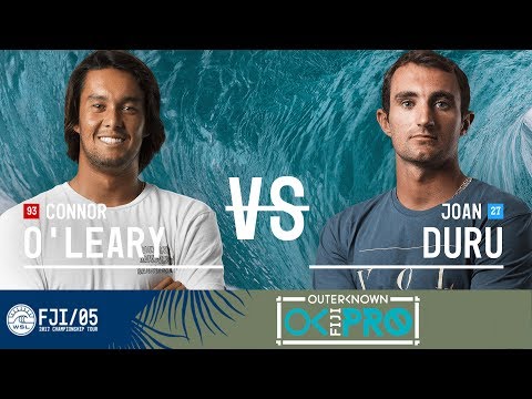 Connor O'Leary vs. Joan Duru -  Quarterfinals, Heat 3 - Outerknown Fiji Pro 2017