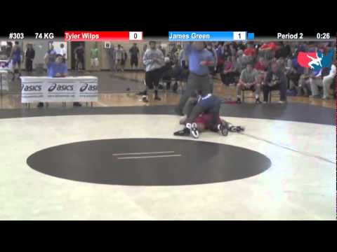 FILAJR WTT: 74 KG Tyler Wilps (Pittsburgh WC) vs. James Green (NWRTC)