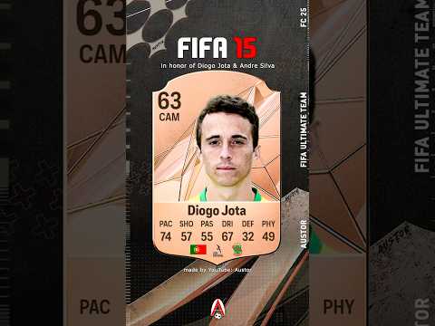 Diogo Jota FIFA EVOLUTION #fc26 #fifa #cardfifa #austor