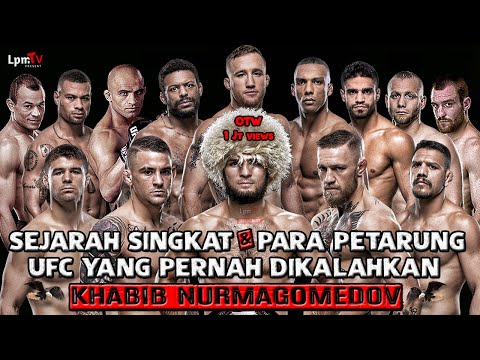 Tak TerKalahkan ☝🏼‼️ 29 PETARUNG UFC YANG PERNAH DI KALAHKAN OLEH KHABIB THE EAGLE NURMAGOMEDOV 🦅