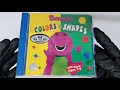 Barney S Colors Shapes Bob West Julie Johnson COVER CD Artwork HD UNBOXING Lyrics Booklet Livret