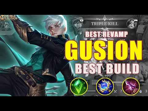 🔥GUSION REVAMP Overpowered?!🤯 Gusion Gameplay - Gusion Best Build Top Global Gusion Mobile Legends❤️