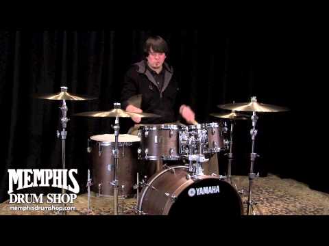 Yamaha Maple Custom Absolute Drum Set 22/10/12/16 - Vintage Black