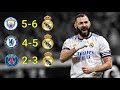 Real Madrid Greatest Champions League Comebacks 2022 Unbelievable  Benzema Hat Trick
