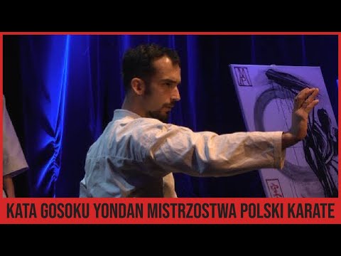 Kata Gosoku Yondan Mistrzostwa Polski Karate.