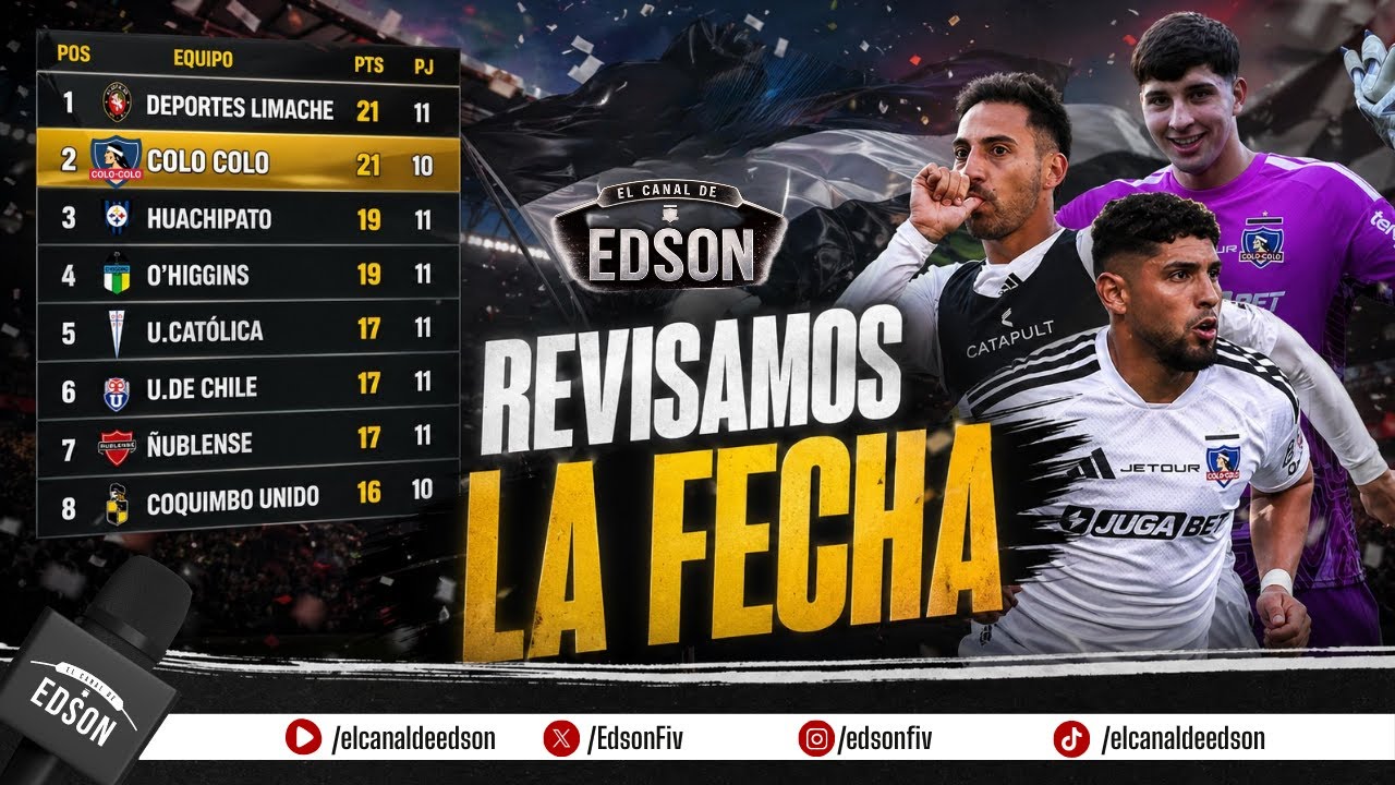 ⬛⬜ REVISAMOS LA FECHA: COLO COLO GANA Y ALCANZA LA CIMA | UNDÉCIMA JORNADA LIGA DE PRIMERA CHILE ⬜⬛