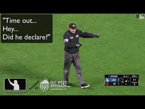 Umpire Adam Hamari's Balk Call Against Giants pitcher Jose Quintana Scores Dodgers R3 Justin Turner