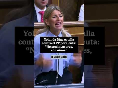 🔥 Yolanda Díaz al PP: «No son invasores, son niños»