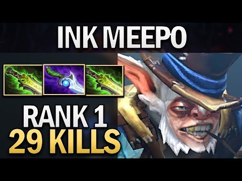 INK MEEPO WITH 29 KILLS - DOTA 2 PRO GAMEPLAY