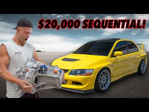 INSTALLING A $20,000 SEQUENTIAL TRANSMISSION INTO MY EVO!
