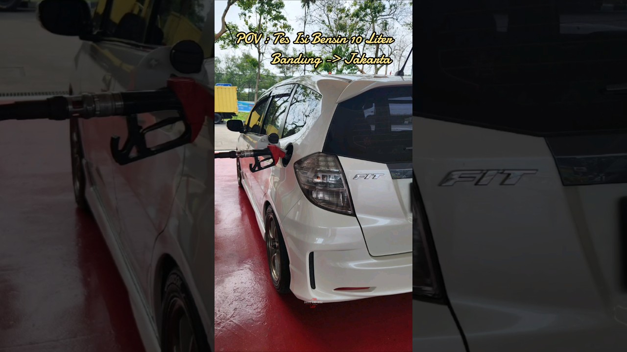 POV Isi Bensin 10 liter Bandung-Jakarta | Honda Jazz GE8 #pov #hondajazz #jazzge8