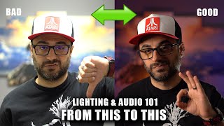 Step by Step - Professional Lighting and Audio For Your Videos (Beginners Guide)
